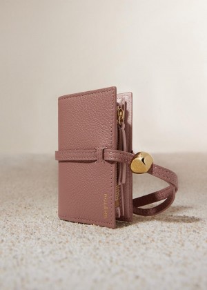 Pouzdro na Karty Polene Kayé Textured Duo Blush | CZ H9792A